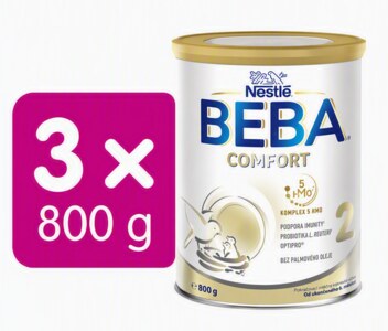 Beba Comfort 2 5HMO pokračovací kojenecké mléko 3x800 g