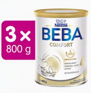Beba Comfort 4 5HMO mléko pro malé děti 3x800 g