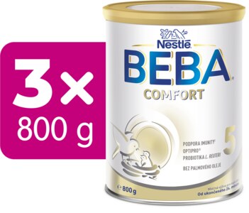 Beba Comfort 5 mléko pro malé děti 3x800 g
