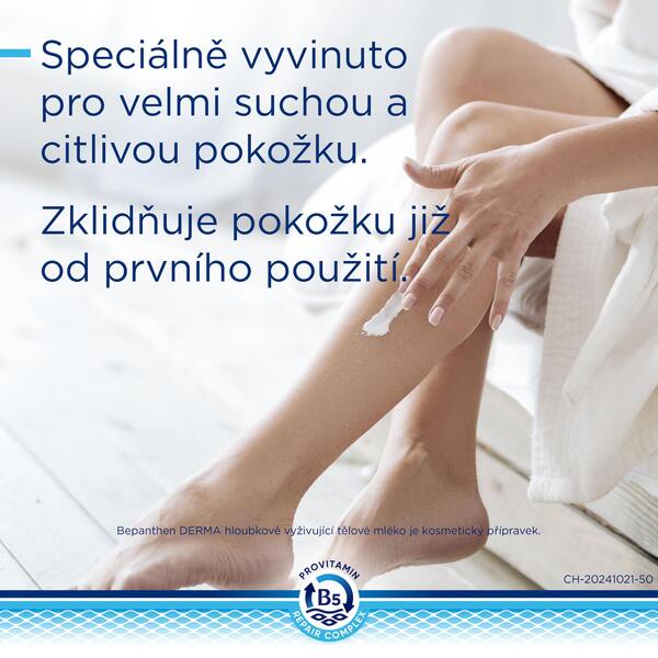 Bepanthen Derma Hloubkově vyživující tělové mléko 200 ml Bepanthen Derma Hloubkově vyživující tělové mléko 200 ml