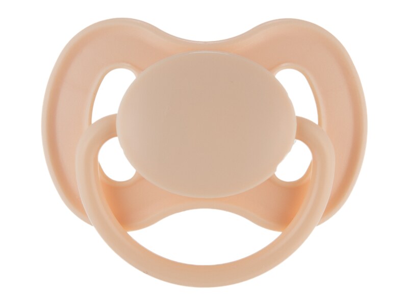 Canpol babies Dudlík kaučukový třešinka Nude 0-6m 1 ks krémový