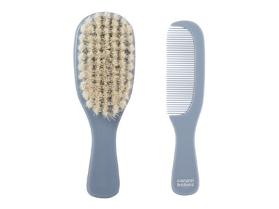 Canpol babies Hřeben a kartáč přírodní měkký Gold modrý Canpol babies Hřeben a kartáč přírodní měkký Gold modrý