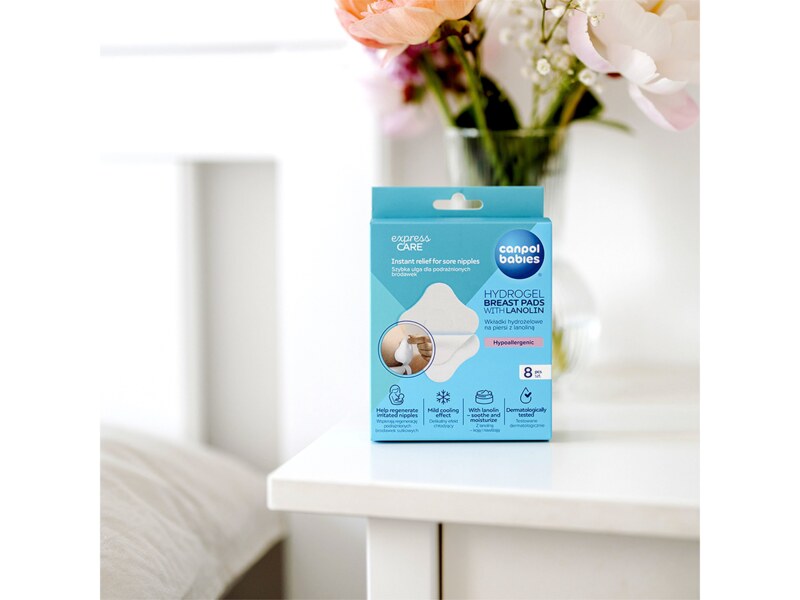 Canpol babies Hydrogelové prsní polštářky s lanolinem 8 ks