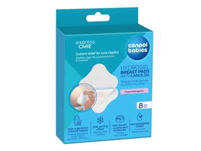 Canpol babies Hydrogelové prsní polštářky s lanolinem 8 ks