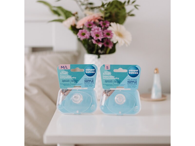 Canpol babies Chránič prsní bradavky EasyStart univerzální M/L 2 ks