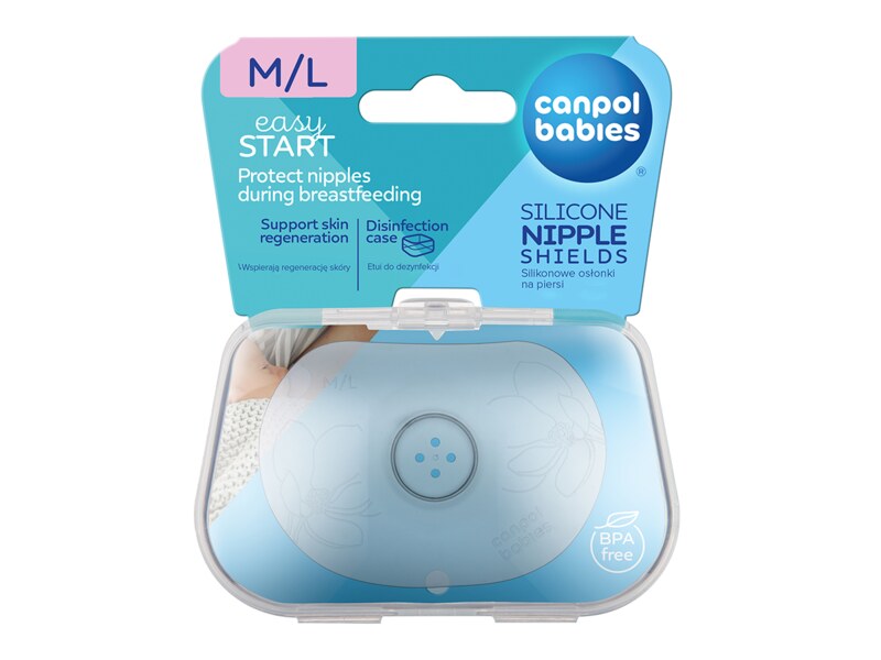 Canpol babies Chránič prsní bradavky EasyStart univerzální M/L 2 ks