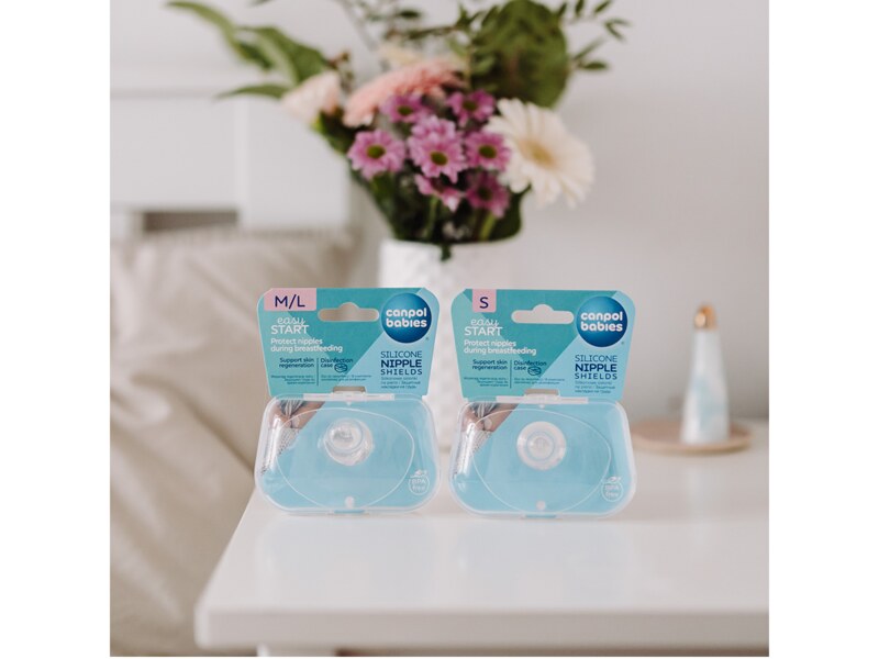 Canpol babies Chránič prsní bradavky EasyStart malý S 2 ks