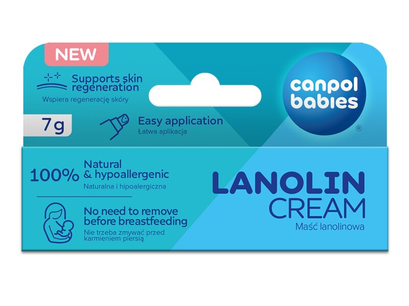 Canpol babies Lanolinová mast na bradavky 7 g Canpol babies Lanolinová mast na bradavky 7 g