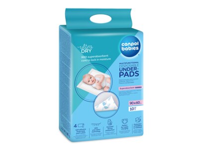 Canpol babies Multifunkční hygienické podložky lepicí 90x60 cm 10 ks