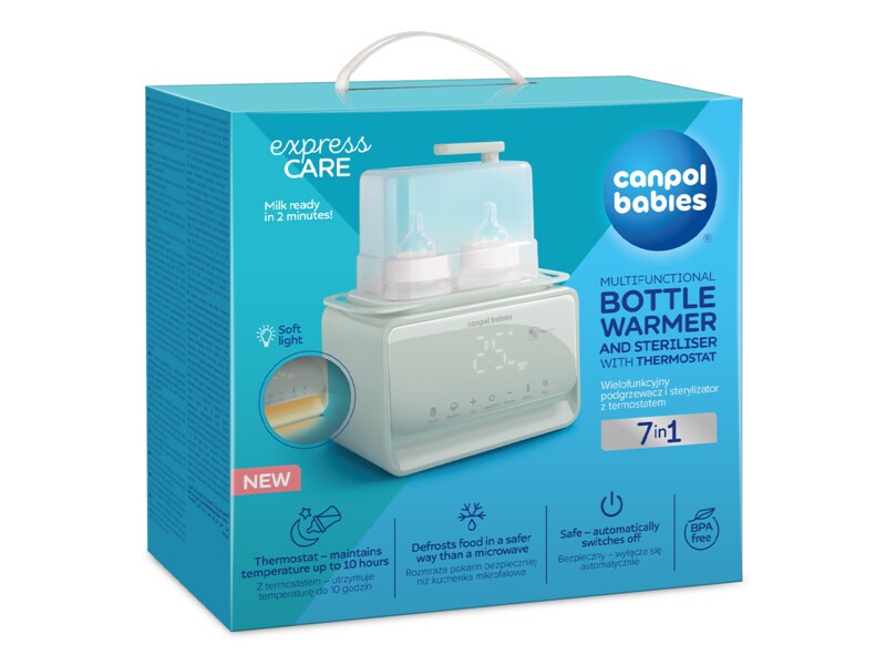 Canpol babies Elektrický ohřívač a sterilizátor lahví 7v1 double
