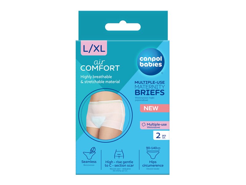 Canpol babies Poporodní kalhotky multifunkční L/XL 2 ks 