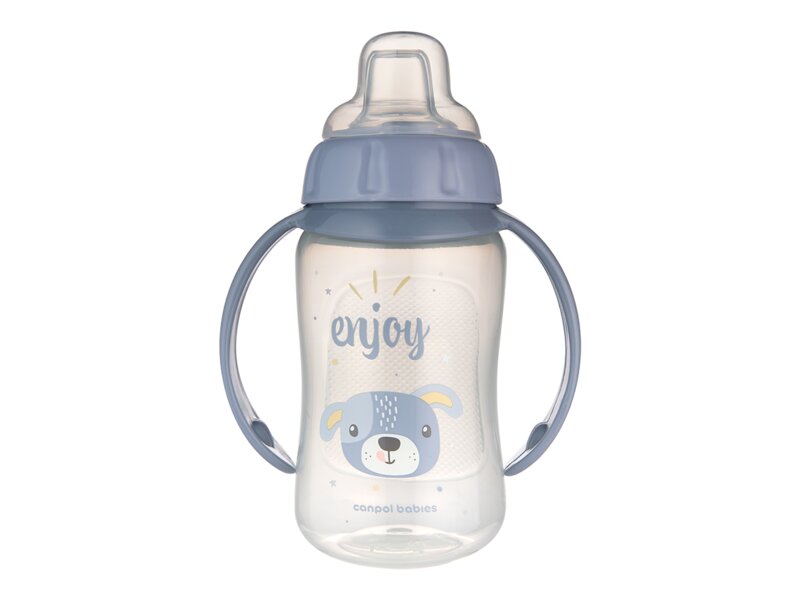 Canpol babies Hrneček tréninkový Cute Animals 320 ml pejsek