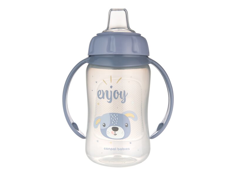 Canpol babies Hrneček tréninkový Cute Animals 320 ml pejsek