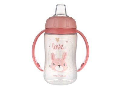 Canpol babies Hrneček tréninkový Cute Animals 320 ml zajíc