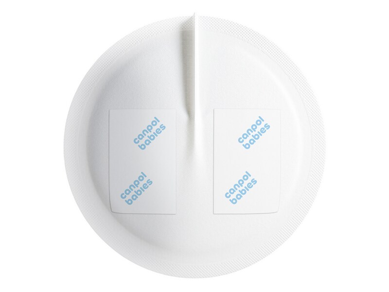 Canpol babies Tvarované prodyšné vložky do podprsenky 3D 50+10 ks