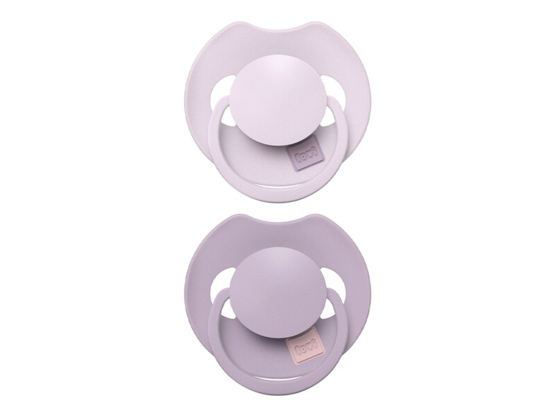 Lovi Dudlík silikonový dynamický Prime 18m+ Baby Lilac/Violet 2 ks