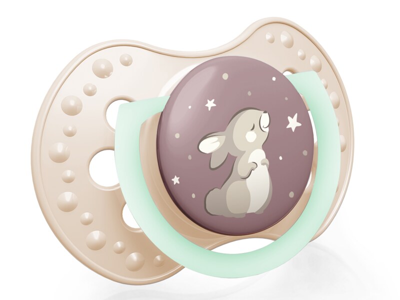 Lovi Dudlík silikonový dynamický Night&Day 6-18m holka 2 ks