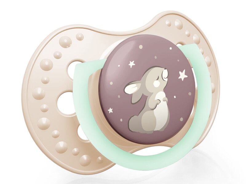 Lovi Dudlík silikonový dynamický Night&Day 18m+ holka 2 ks