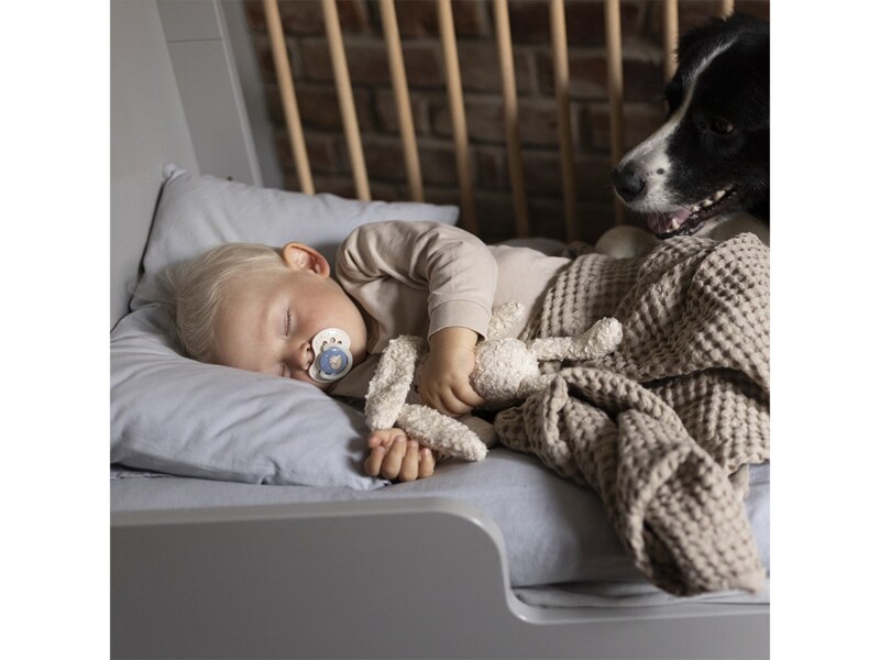 Lovi Dudlík silikonový dynamický Night&Day 18m+ kluk 2 ks