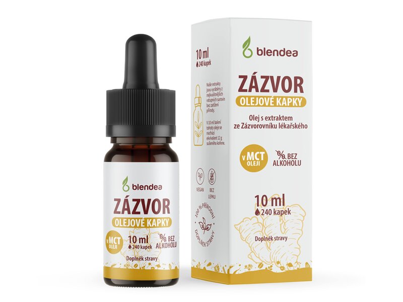 Blendea Zázvor olejové kapky 10 ml 