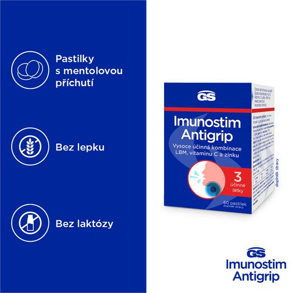 GS Imunostim Antigrip 60 pastilek GS Imunostim Antigrip 60 pastilek