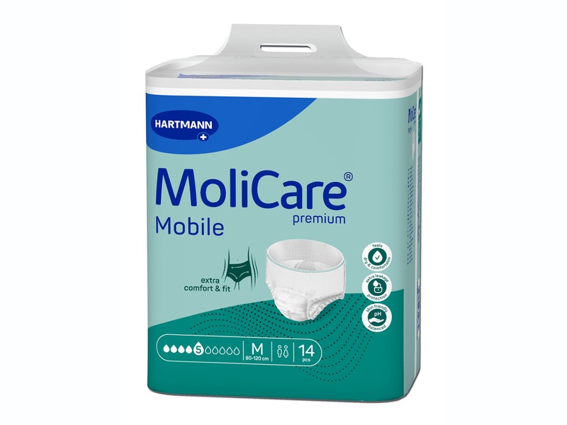 MoliCare Mobile Inkontinenční kalhotky 5 kapek M 14 ks