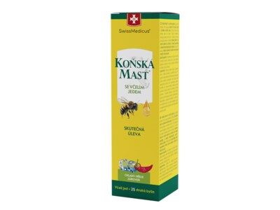 SwissMedicus Koňská mast se včelím jedem 75 ml SwissMedicus Koňská mast se včelím jedem 75 ml