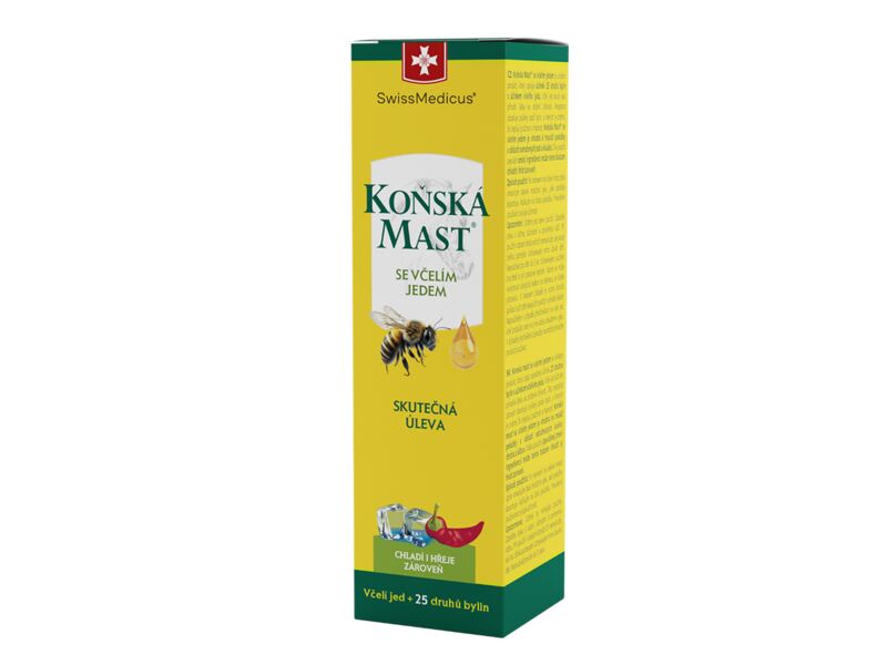 SwissMedicus Koňská mast se včelím jedem 75 ml