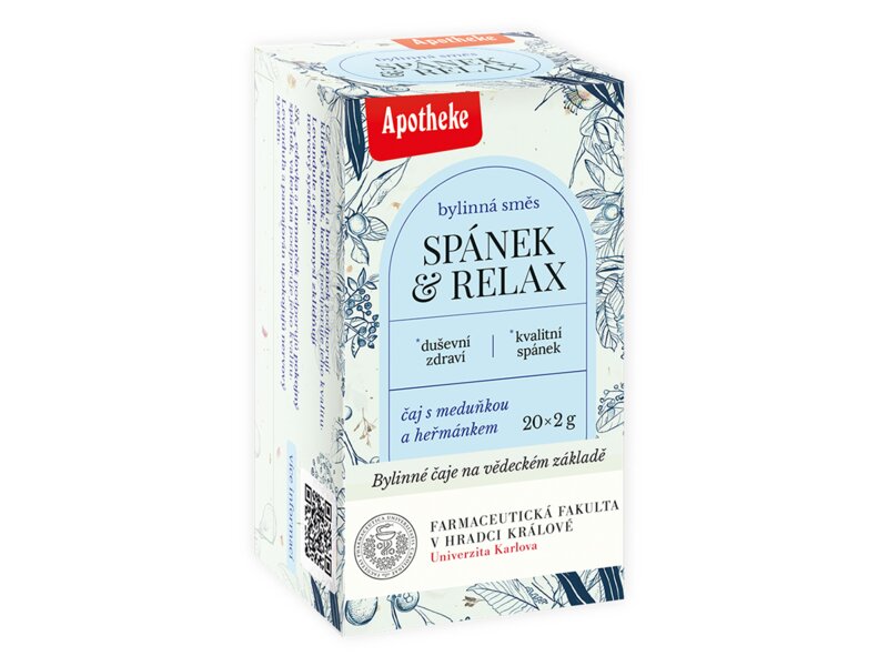 Apotheke FAF UK Spánek&Relax nálevové sáčky 20x2 g