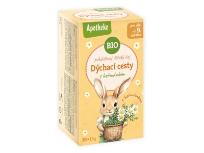 Apotheke  BIO Dětský Pohádkový Dýchací cesty s heřmánkem nálevové sáčky 20x1,5 g