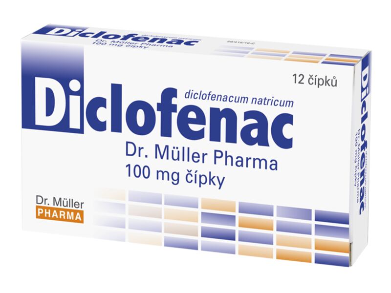 Dr. Müller Diclofenac 100 mg 12 čípků