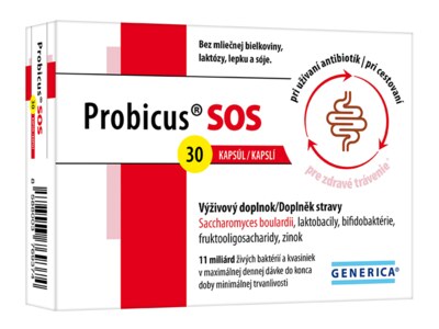 Probicus SOS Generica 30 kapsle Probicus SOS Generica 30 kapsle