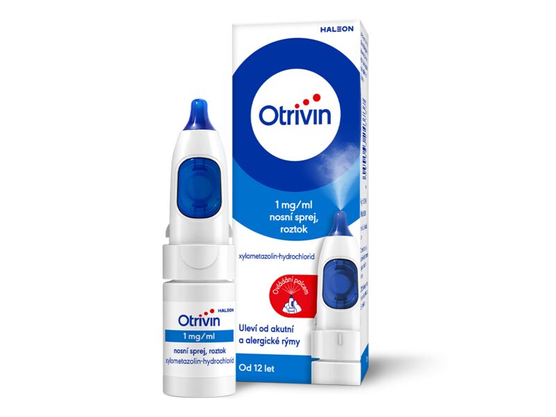 Otrivin 1 mg/ml nosní sprej 10 ml Otrivin 1 mg/ml nosní sprej 10 ml