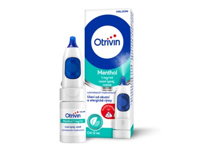 Otrivin Menthol 1 mg/ml nosní sprej 10 ml