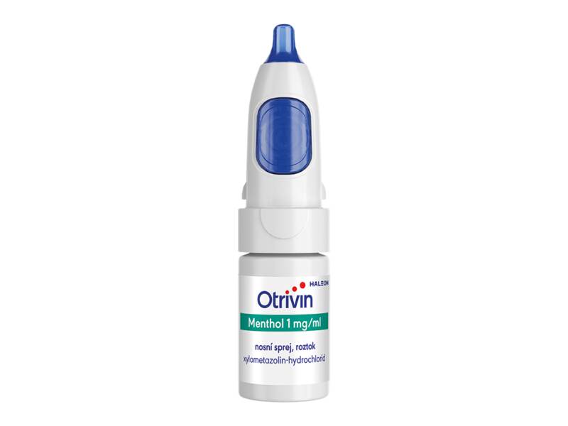Otrivin Menthol 1 mg/ml nosní sprej 10 ml Otrivin Menthol 1 mg/ml nosní sprej 10 ml