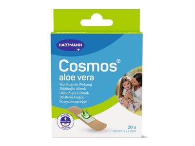 Cosmos Náplast s aloe vera 19x72 mm 20 ks