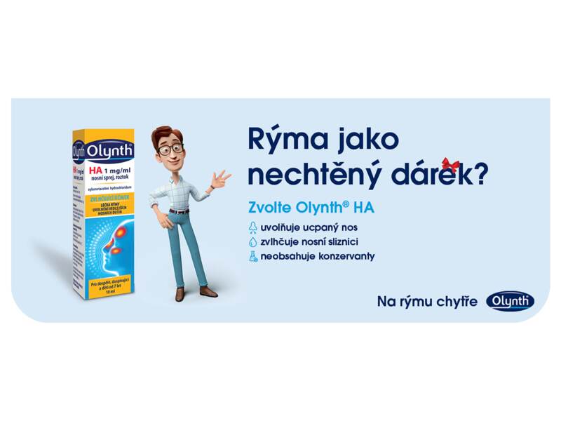 Olynth HA 1 mg/ml nosní sprej, roztok 10 ml Olynth HA 1 mg/ml nosní sprej, roztok 10 ml