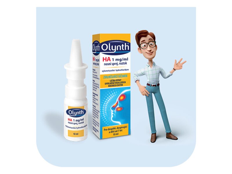 Olynth HA 1 mg/ml nosní sprej, roztok 10 ml Olynth HA 1 mg/ml nosní sprej, roztok 10 ml