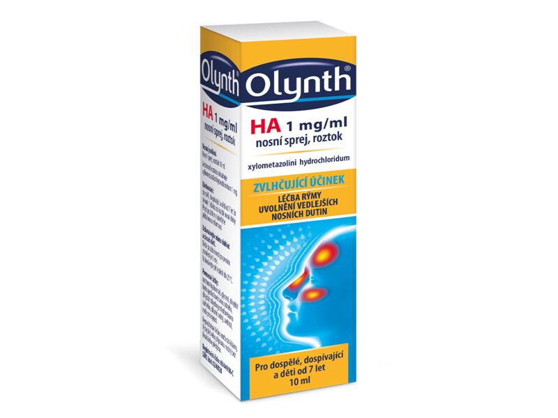 Olynth HA 1 mg/ml nosní sprej, roztok 10 ml Olynth HA 1 mg/ml nosní sprej, roztok 10 ml