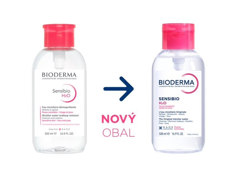 Bioderma Sensibio H2O micelární voda s pumpou 500 ml Bioderma Sensibio H2O micelární voda s pumpou 500 ml