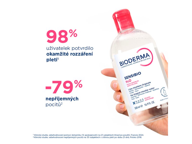 Bioderma Sensibio H2O micelární voda s pumpou 500 ml Bioderma Sensibio H2O micelární voda s pumpou 500 ml