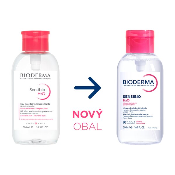 Bioderma Sensibio H2O micelární voda s pumpou 500 ml