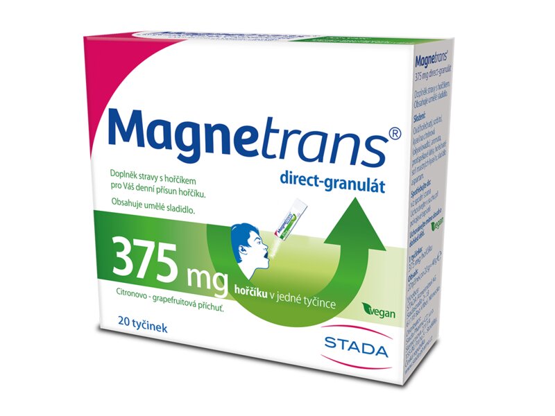 Magnetrans Direct 375 mg 20 sáčků