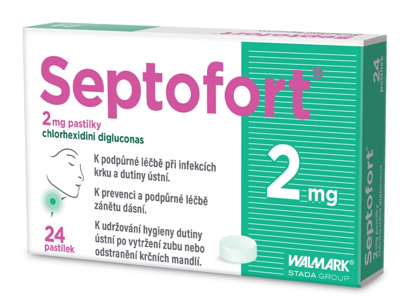 Septofort 2 mg 24 pastilek