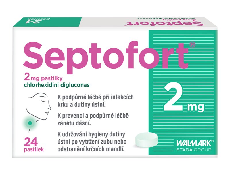 Septofort 2 mg 24 pastilek
