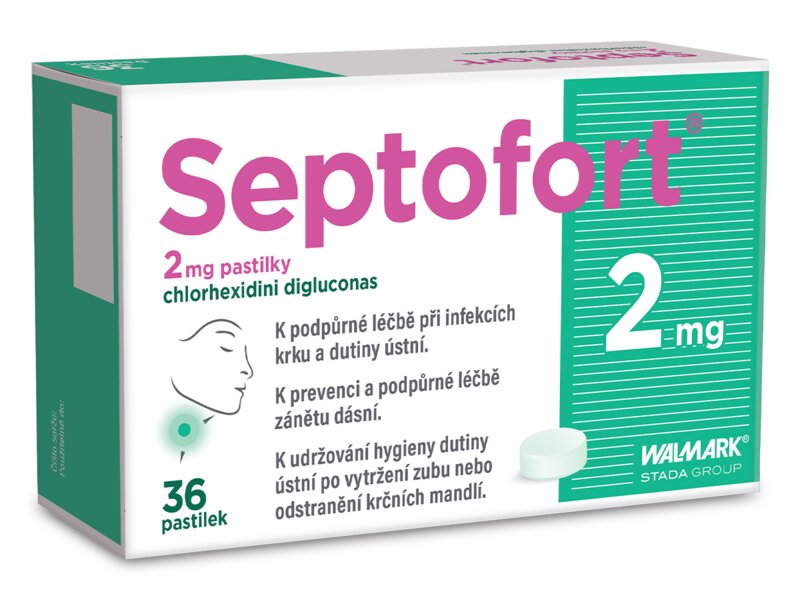 Septofort 2 mg 36 pastilek