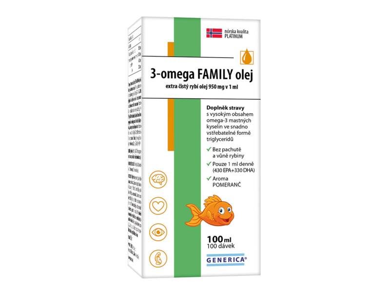 3-Omega Family olej Generica 100 ml