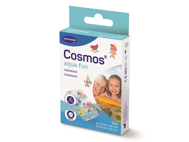 Cosmos Aqua fun náplast do vody 2 velikosti 12 ks