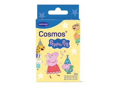 Cosmos Dětská náplast Peppa Pig 12 ks Cosmos Dětská náplast Peppa Pig 12 ks