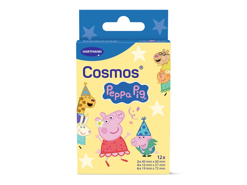 Cosmos Dětská náplast Peppa Pig 12 ks